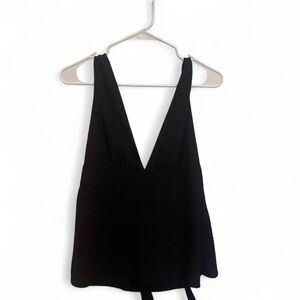 Forever 21 Black V-neck Top